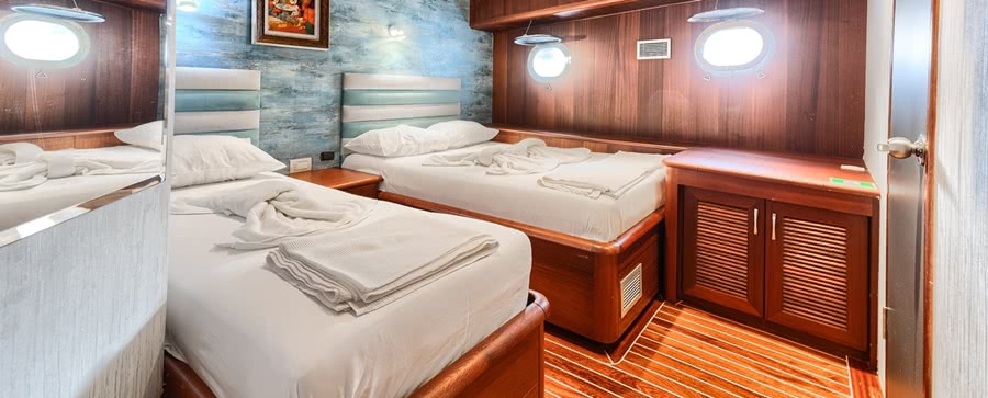 Doppelkabine der türkischen Motoryacht Love Boat